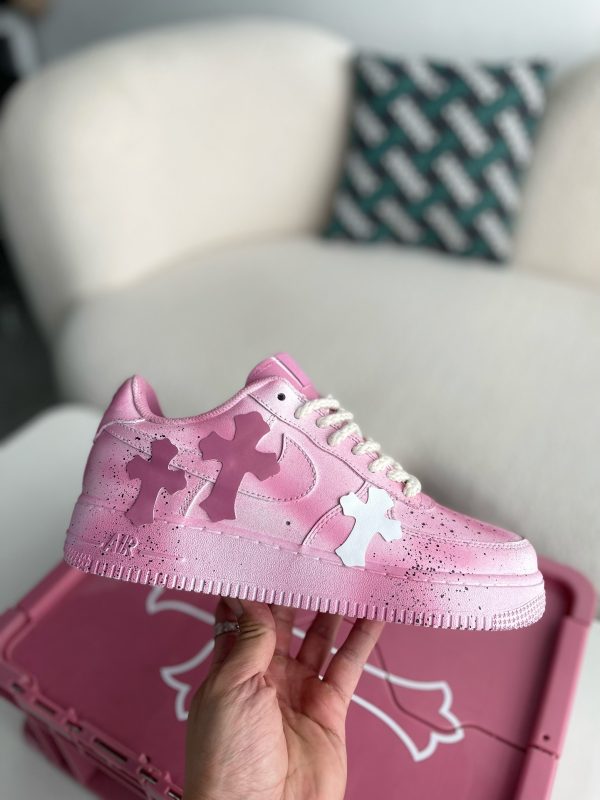 ¡¸#3435¡¹Chrome Hearts x Nike Air Force 1 sneakers - Image 6