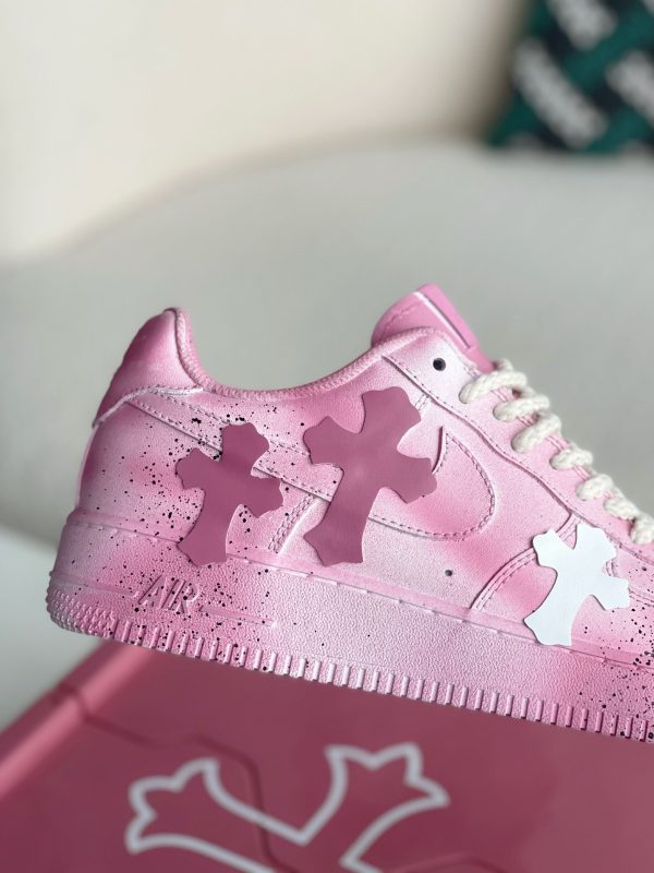 ¡¸#3435¡¹Chrome Hearts x Nike Air Force 1 sneakers - Image 7