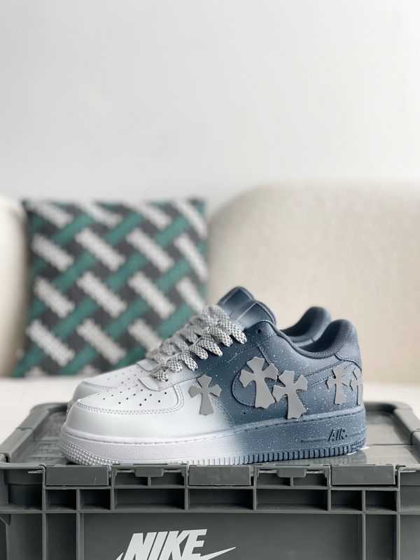 ¡¸#3437¡¹Chrome Hearts x Nike Air Force 1 sneakers - Image 2