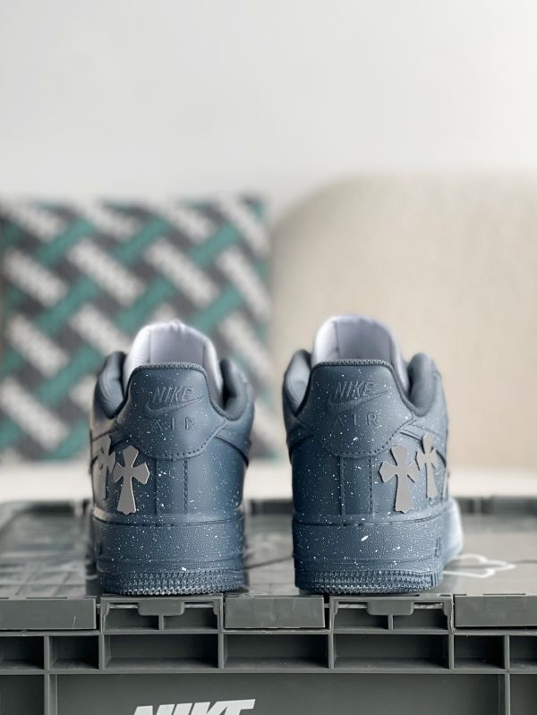 ¡¸#3437¡¹Chrome Hearts x Nike Air Force 1 sneakers - Image 3