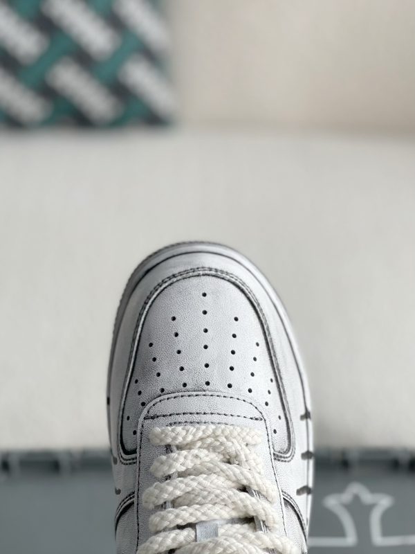 ¡¸#3438¡¹Chrome Hearts x Nike Air Force 1 sneakers - Image 8