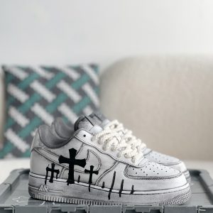 ¡¸#3438¡¹Chrome Hearts x Nike Air Force 1 sneakers
