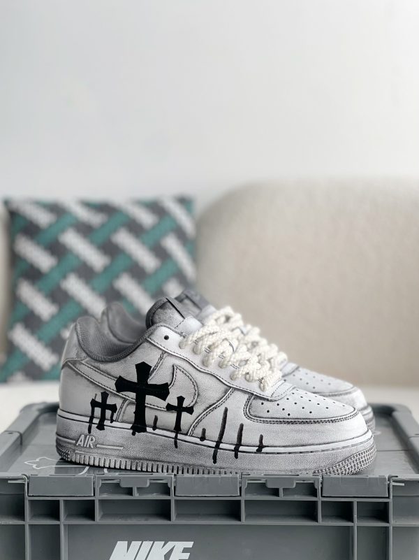 ¡¸#3438¡¹Chrome Hearts x Nike Air Force 1 sneakers