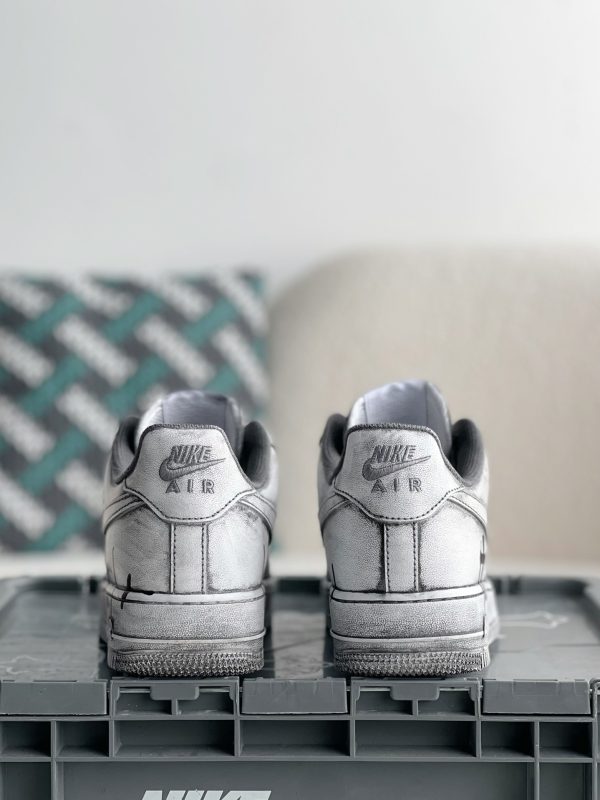 ¡¸#3438¡¹Chrome Hearts x Nike Air Force 1 sneakers - Image 3