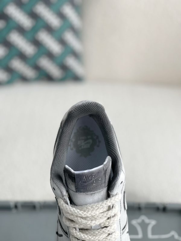 ¡¸#3438¡¹Chrome Hearts x Nike Air Force 1 sneakers - Image 9