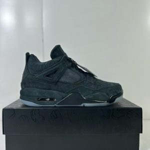 ¡¸#3479¡¹Jordan Air Jordan 4 retro kaws suede lightweight wear-resistant non-slip mid-top
