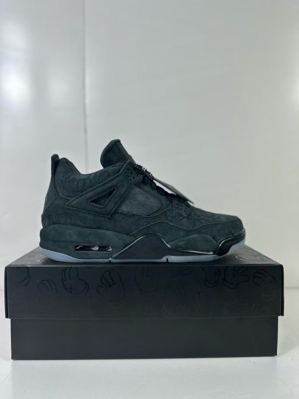¡¸#3479¡¹Jordan Air Jordan 4 retro kaws suede lightweight wear-resistant non-slip mid-top