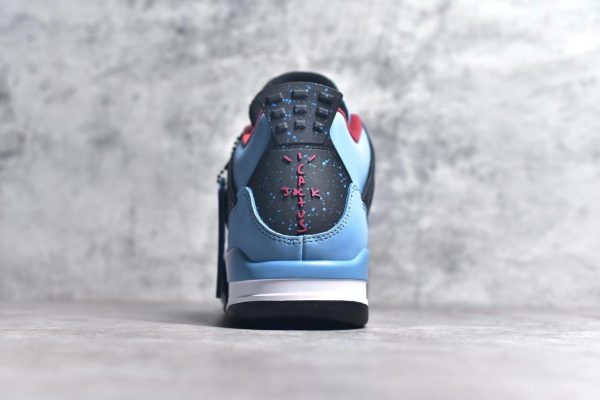 ¡¸#3492¡¹Jordan Air Jordan 4 retro collaboration ice blue wear-resistant non-slip mid-top - Image 5