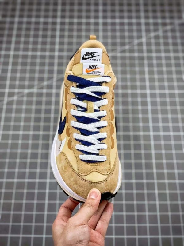 ¡¸#3504¡¹Sacai x Nike VaporWaffle sesame and blue void - Image 7