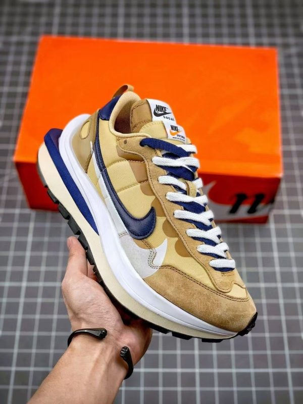 ¡¸#3504¡¹Sacai x Nike VaporWaffle sesame and blue void