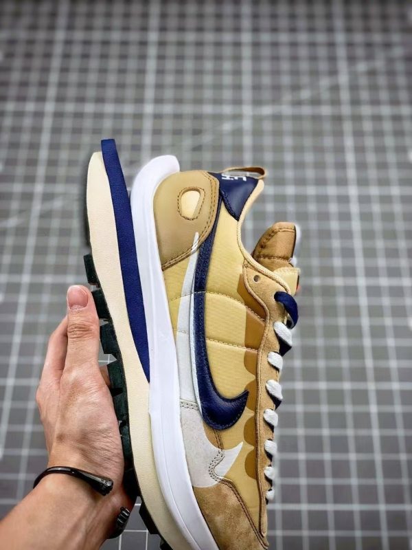 ¡¸#3504¡¹Sacai x Nike VaporWaffle sesame and blue void - Image 5