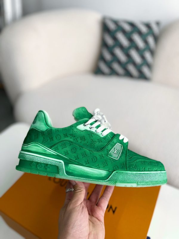 「#3564」 LOUIS VUITTON TRAINER SNEAKERS - Image 6