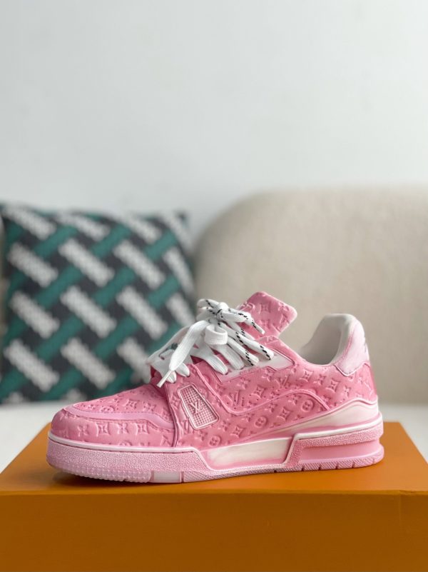 「#3565」 LOUIS VUITTON TRAINER SNEAKERS - Image 4