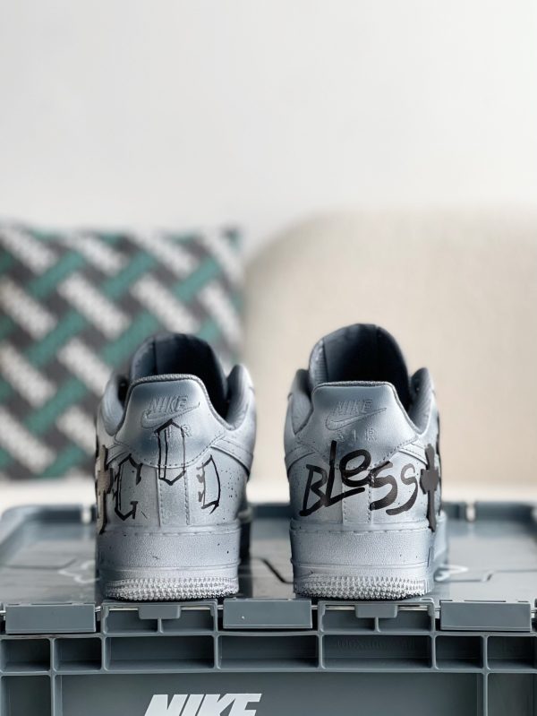 ¡¸#3436¡¹Chrome Hearts x Nike Air Force 1 sneakers - Image 3