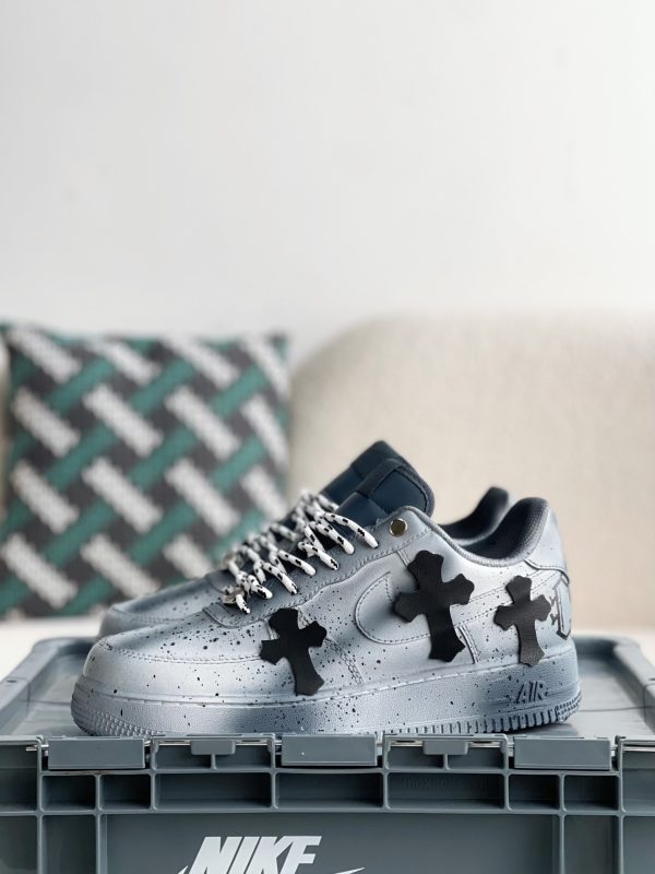 ¡¸#3436¡¹Chrome Hearts x Nike Air Force 1 sneakers - Image 2