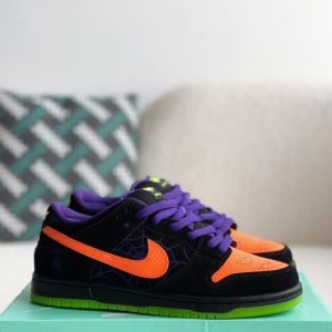 ¡¸#3554¡¹Nike Dunk SB "Night of Mischief" Halloween Suede
