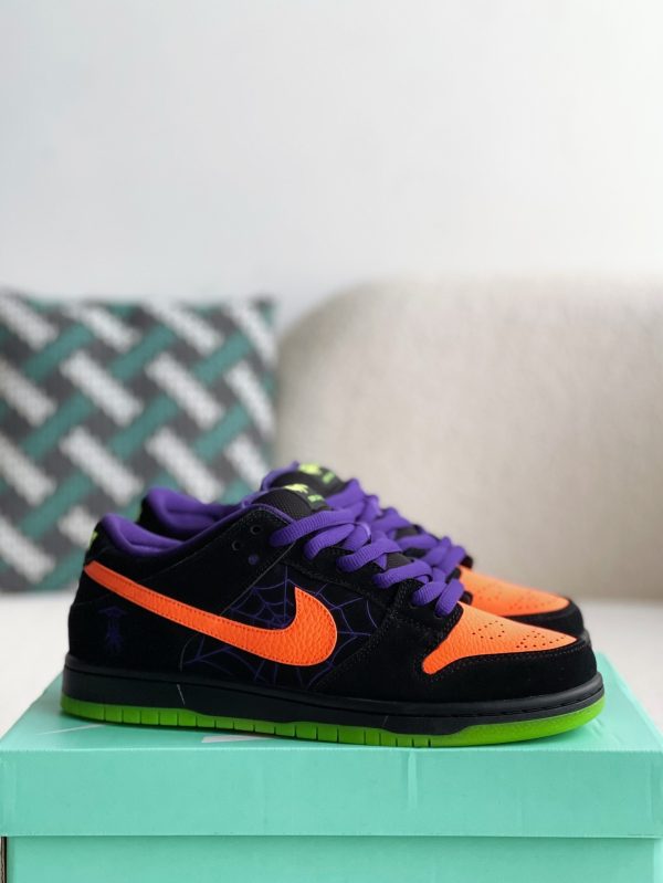 ¡¸#3554¡¹Nike Dunk SB "Night of Mischief" Halloween Suede