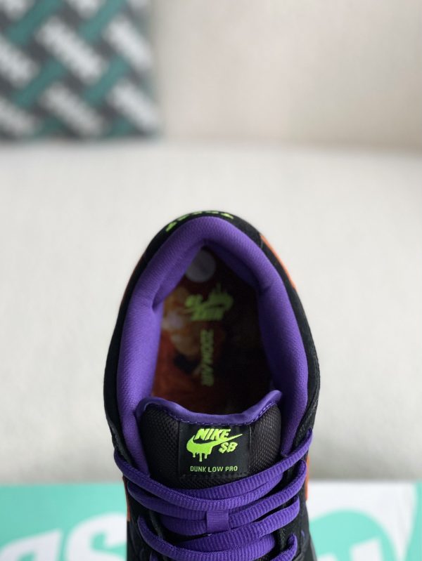 ¡¸#3554¡¹Nike Dunk SB "Night of Mischief" Halloween Suede - Image 8