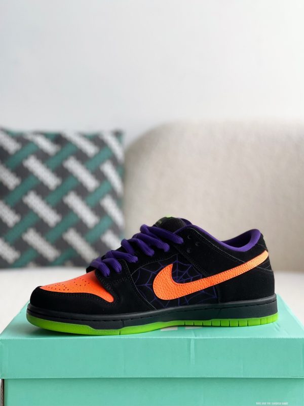 ¡¸#3554¡¹Nike Dunk SB "Night of Mischief" Halloween Suede - Image 4
