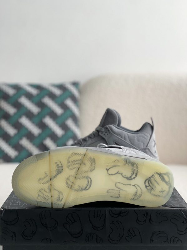 ¡¸#3632¡¹Jordan Air Jordan 4 retro kaws suede lightweight wear-resistant non-slip mid-top - Image 5