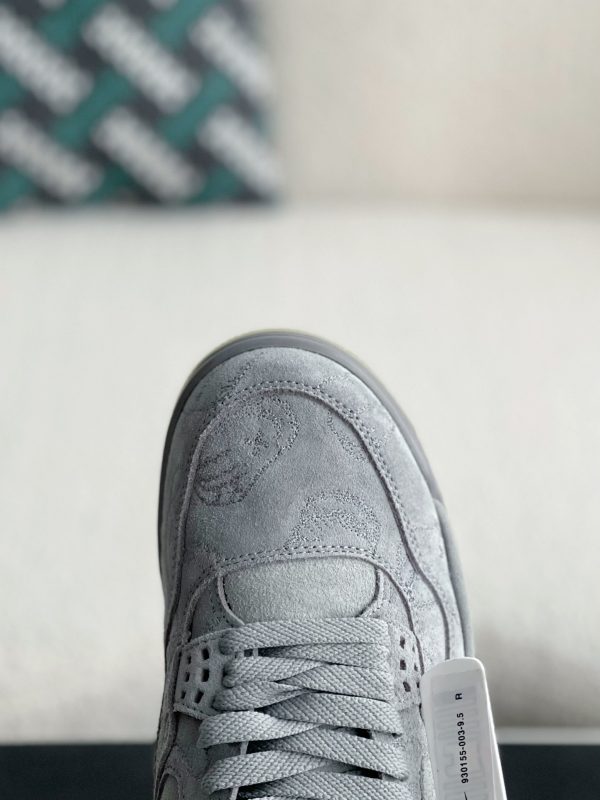 ¡¸#3632¡¹Jordan Air Jordan 4 retro kaws suede lightweight wear-resistant non-slip mid-top - Image 9