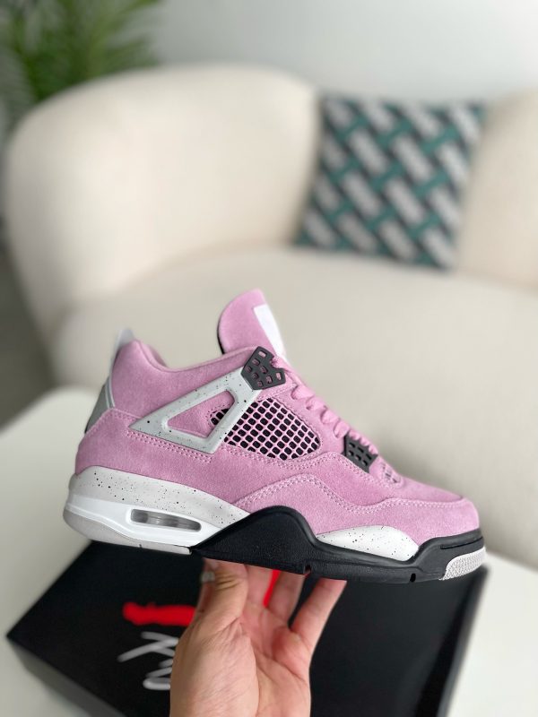 ¡¸#3633¡¹Jordan Air Jordan 4 retro kaws suede lightweight wear-resistant non-slip mid-top - Image 6