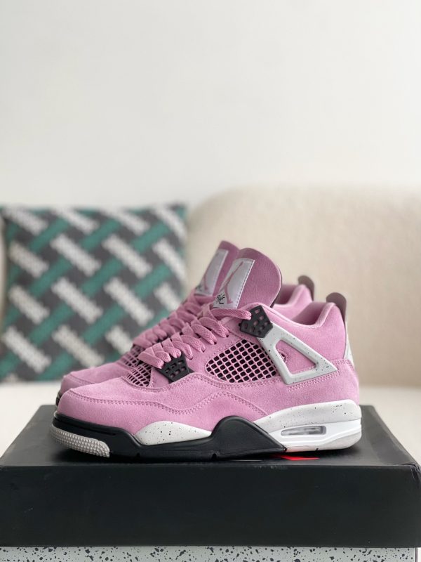 ¡¸#3633¡¹Jordan Air Jordan 4 retro kaws suede lightweight wear-resistant non-slip mid-top - Image 2