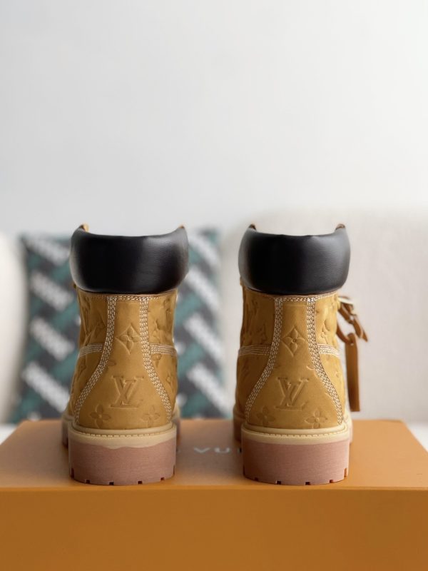 「#3514」Louis Vuitton x Timberland yellow boots/Martin boots/boots - Image 3
