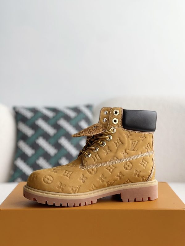 「#3514」Louis Vuitton x Timberland yellow boots/Martin boots/boots - Image 4
