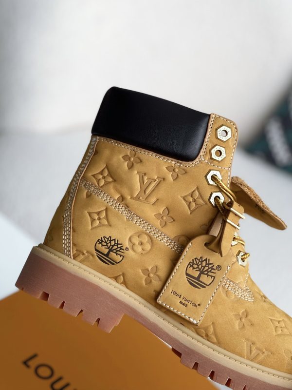 「#3514」Louis Vuitton x Timberland yellow boots/Martin boots/boots - Image 7