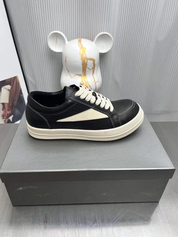 ¡¸#3682¡¹RICK OWENS DRKSHDW calfskin vintage low-top non-slip