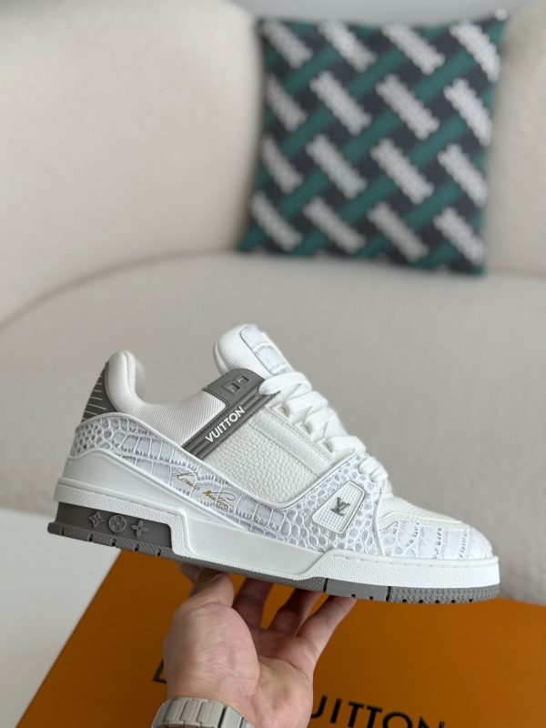 「#3696」 LOUIS VUITTON TRAINER SNEAKERS - Image 6