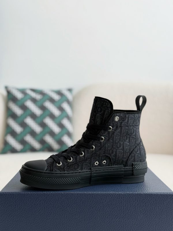 「#3781」Dior B23 logo print high top sneakers - Image 4
