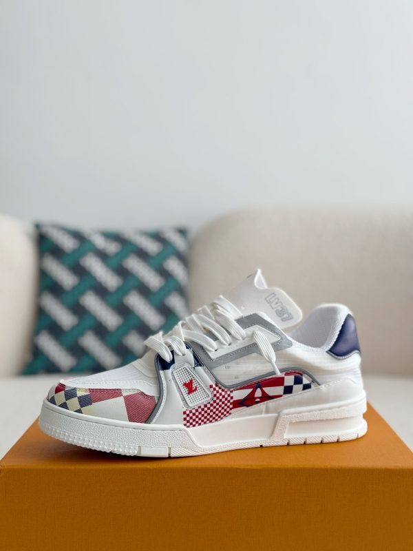 「#3807」 LOUIS VUITTON TRAINER SNEAKERS 37th America's Cup Limited Edition - Image 5