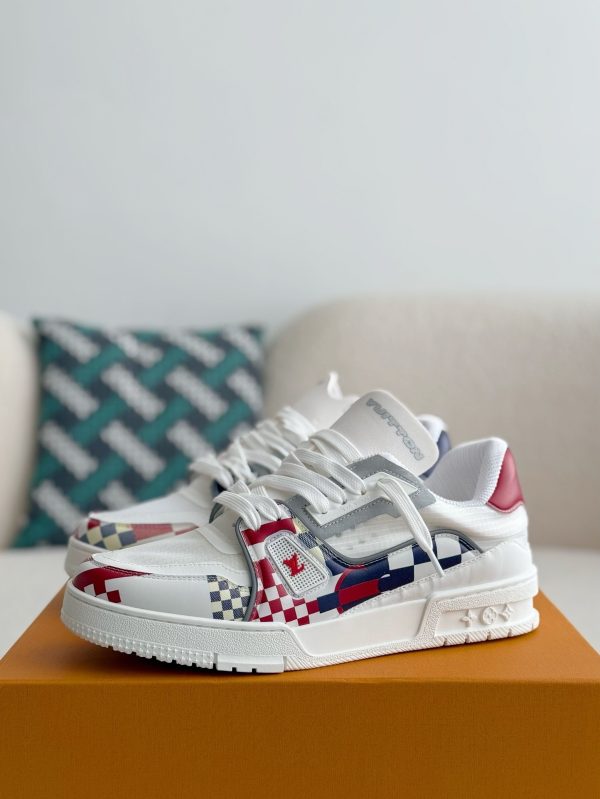 「#3807」 LOUIS VUITTON TRAINER SNEAKERS 37th America's Cup Limited Edition - Image 2