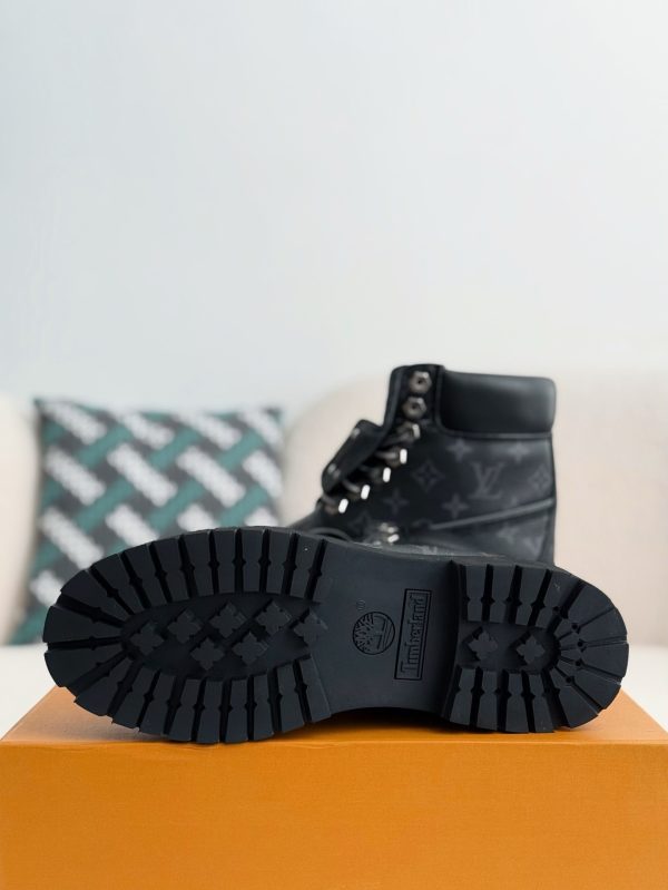 「#3581」louis vuitton & timberland Black boots/Martin boots/boots - Image 5