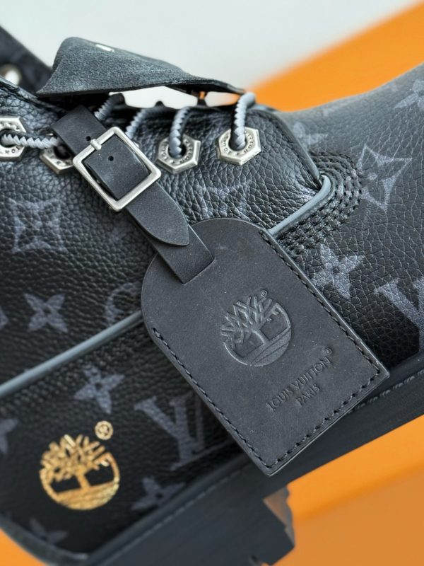 「#3581」louis vuitton & timberland Black boots/Martin boots/boots - Image 10