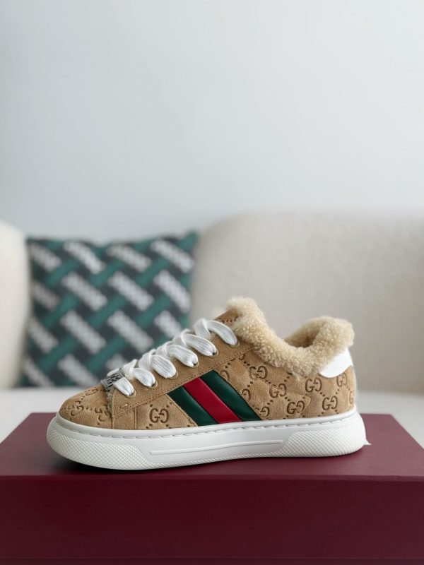 ¡¸#3877¡¹Gucci ACE Suede Sneakers - Image 4