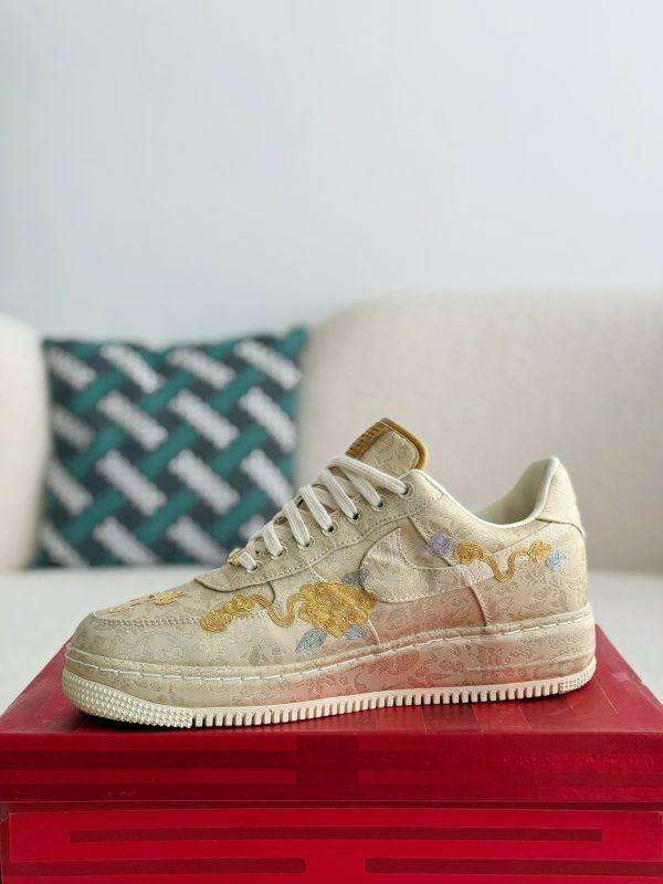 ¡¸#3885¡¹Nike Air FORCE 1 Dragon and Phoenix Present Good Omens Sneakers - Image 4