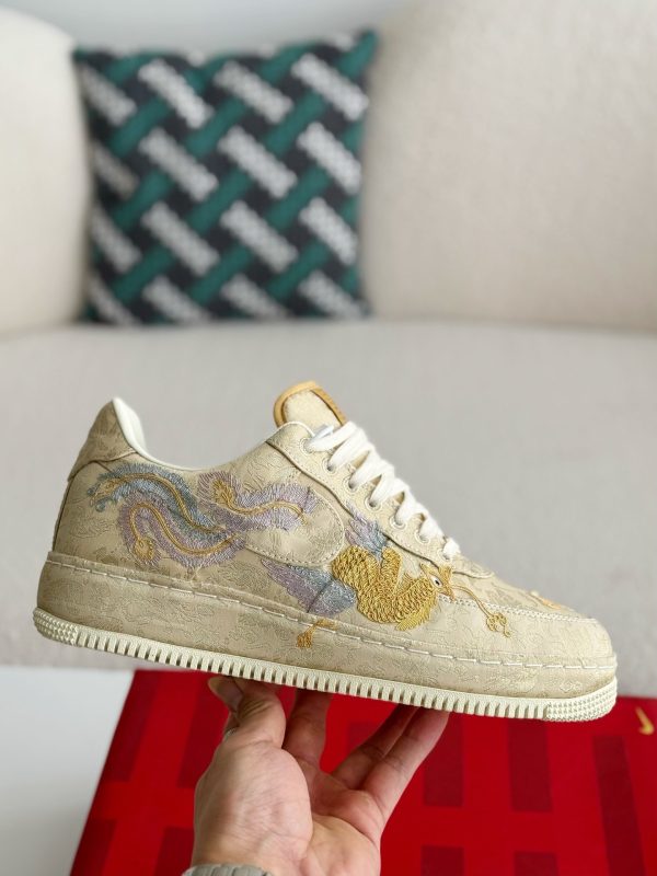 ¡¸#3885¡¹Nike Air FORCE 1 Dragon and Phoenix Present Good Omens Sneakers - Image 6