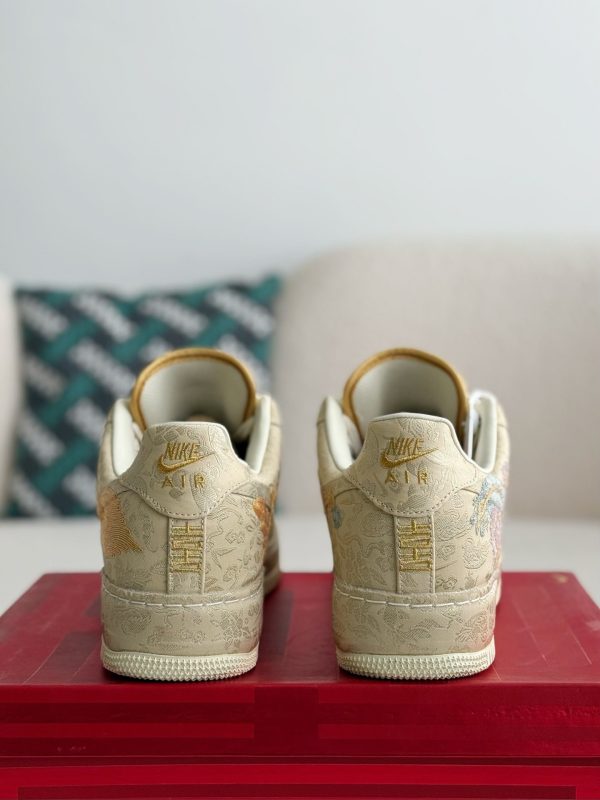 ¡¸#3885¡¹Nike Air FORCE 1 Dragon and Phoenix Present Good Omens Sneakers - Image 3