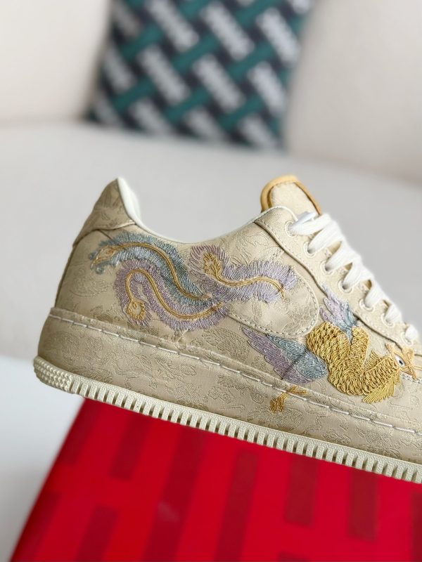 ¡¸#3885¡¹Nike Air FORCE 1 Dragon and Phoenix Present Good Omens Sneakers - Image 7