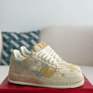 ¡¸#3885¡¹Nike Air FORCE 1 Dragon and Phoenix Present Good Omens Sneakers