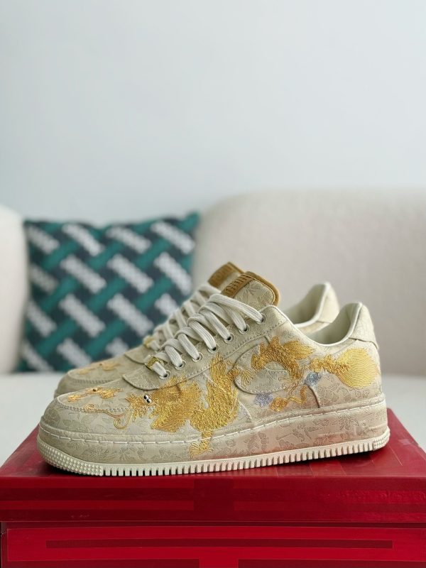 ¡¸#3885¡¹Nike Air FORCE 1 Dragon and Phoenix Present Good Omens Sneakers - Image 2