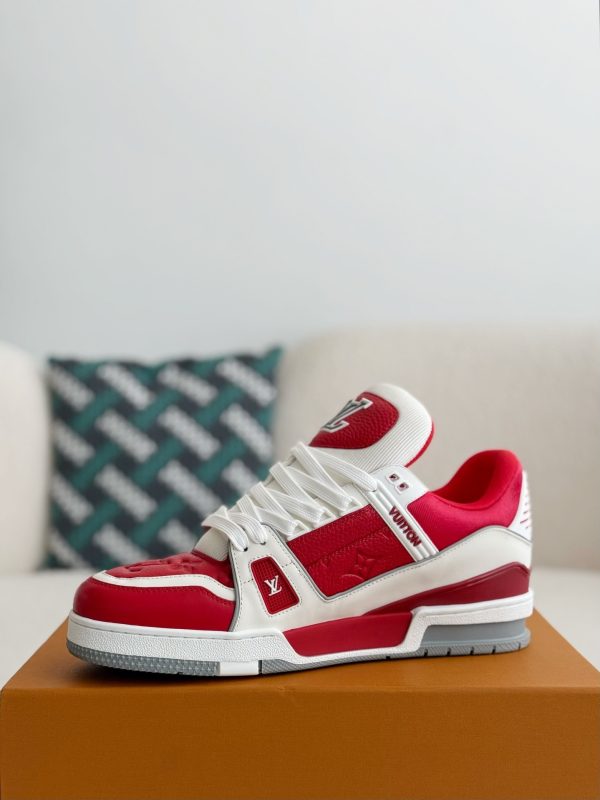 「#3887」 LOUIS VUITTON TRAINER SNEAKERS - Image 4