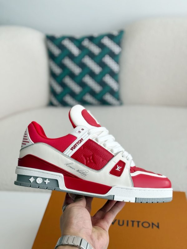 「#3887」 LOUIS VUITTON TRAINER SNEAKERS - Image 6
