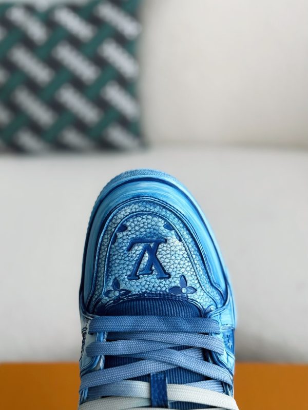 「#3895」 LOUIS VUITTON TRAINER SNEAKERS - Image 8