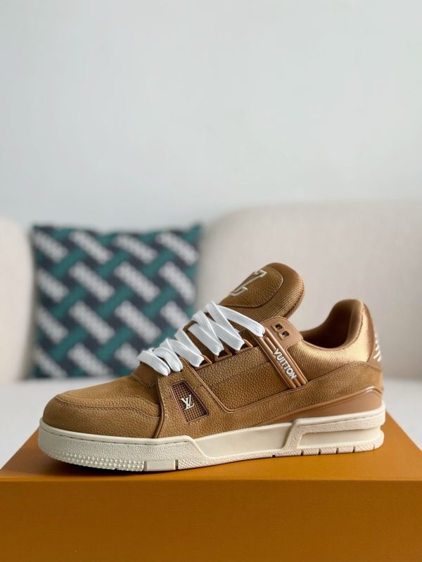「#3910」 LOUIS VUITTON TRAINER SNEAKERS - Image 4