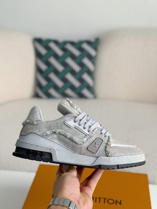 「#3917」 LOUIS VUITTON TRAINER SNEAKERS - Image 6