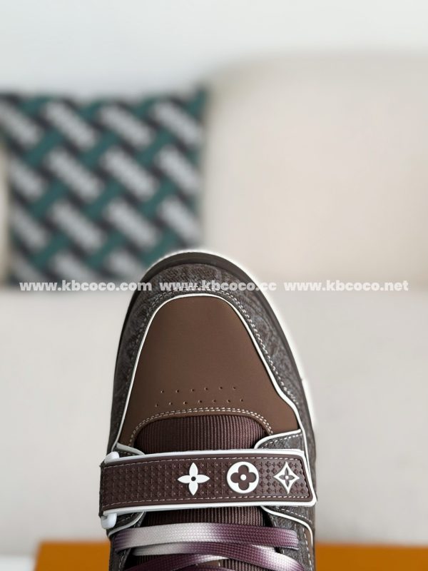 「#3923」 LOUIS VUITTON TRAINER SNEAKERS - Image 8